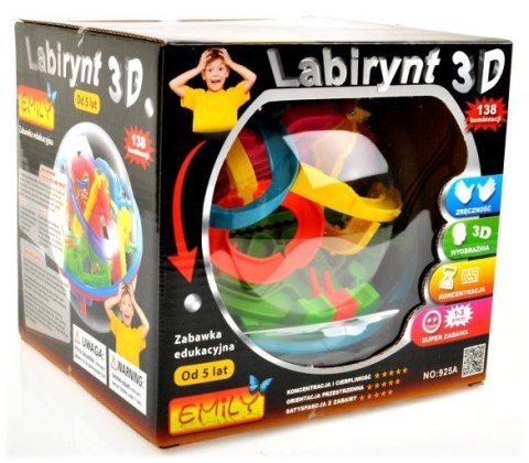 Inteligentna KULA LABIRYNT 3D - sprytna przeplatanka - Polska Wersja