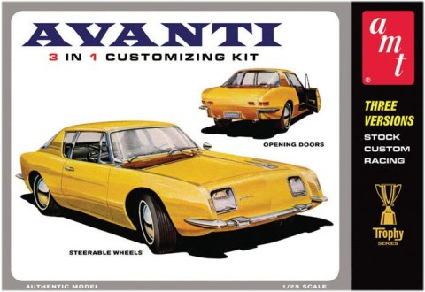 Model Plastikowy Do Sklejania AMT (USA) - 1963 Studebaker Avanti