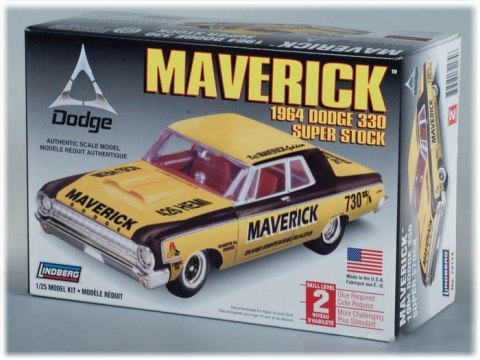 Model Plastikowy Do Sklejania Lindberg (USA) - 1964 Dodge Maverick