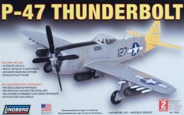 Model Plastikowy Do Sklejania Lindberg (USA) Samolot P-47 Thunderbolt