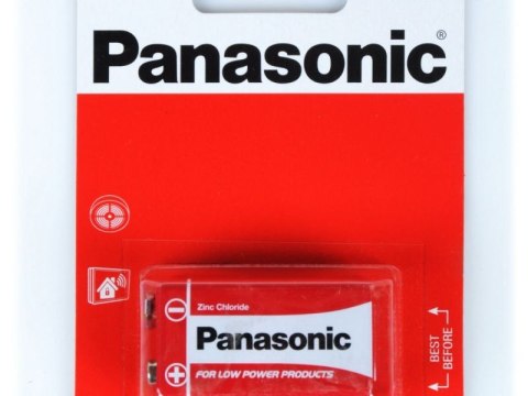 Bateria Cynkowo-węglowa Panasonic 9V 6F22 - Blister 1 Szt