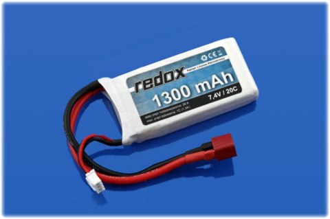 Pakiet Akumulator Redox LiPo 7,4 1300mAh 20c