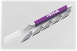 Proedge - Nóż #4 Grip Soft Handle (fioletowy) + 5 ostrzy #11 [#31043]