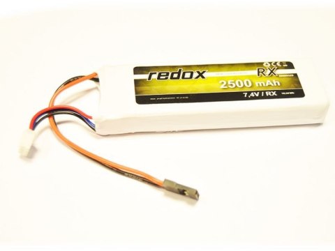 Redox 2500 mAh 7,4V - Pakiet LiPo RX