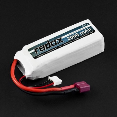 Redox ASG 2000 mAh 11,1V 20C (scalony) - pakiet LiPo