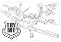Duże Puzzle Dwustronne Trefl Samoloty Disney Planes