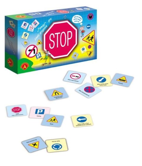 Gra Pamięć - Znaki Drogowe Alexander