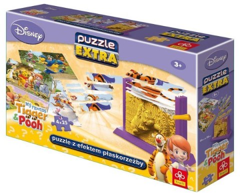 Trefl Extra Puzzle Z Efektem Płaskorzeźby Kubuś Puchatek Disney