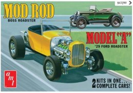 Model plastikowy - Samochód 1929 Ford Model A Roadster (2 modele!) - AMT
