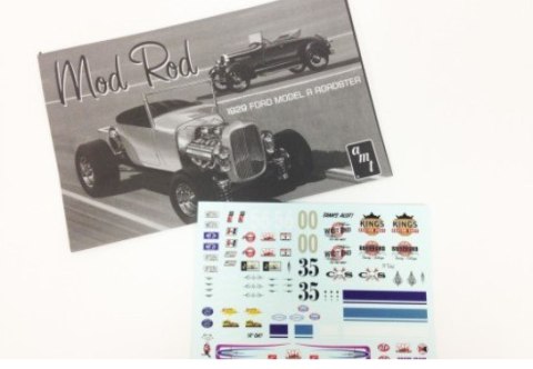 Model plastikowy - Samochód 1929 Ford Model A Roadster (2 modele!) - AMT