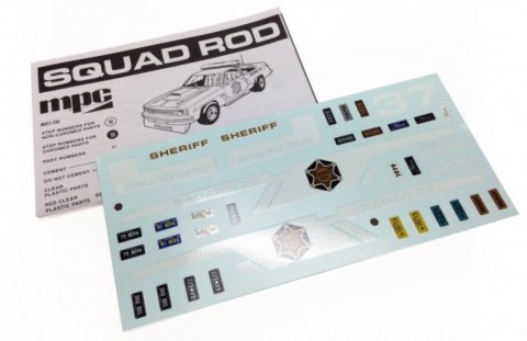 Model plastikowy - Samochód 1979 Chevy Nova Squad Rod Police Car - MPC