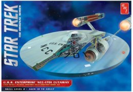 Model plastikowy - Star Trek TOS Enterprise Cutaway 1:537 - AMT