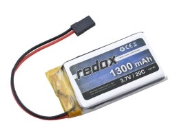 Redox 1300 mAh 3,7V 20C (pojedyncze ogniwo) (wtyczka JR)