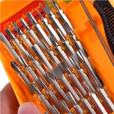 Zestaw narzędzi precyzyjnych + pęseta 32w1