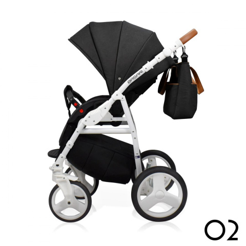BASARI 3w1 wózek głęboko-spacerowy z fotelikiem samochodowym 0-13kg Elite Design Group - kolor 02