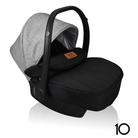 BASARI 3w1 wózek głęboko-spacerowy z fotelikiem samochodowym 0-13kg Elite Design Group - kolor 10