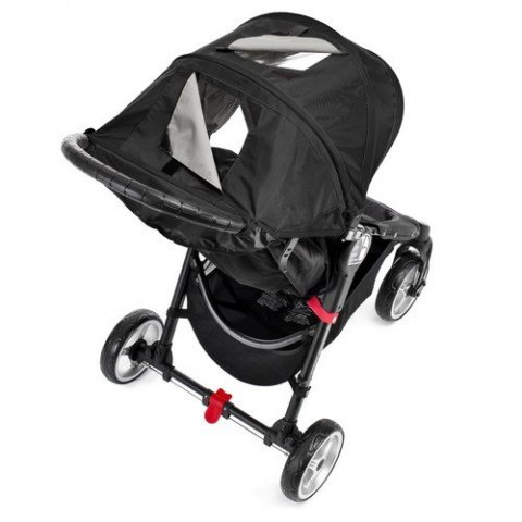 Baby Jogger City Mini 4W 4-Wheel Pałąk Gratis wersja spacerowa - black/grey