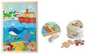 Drewniane puzzle w ramce Apli Kids - Ocean 4+