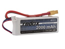 Pakiet Redox 2000 mAh 7,4V 20C LiPo
