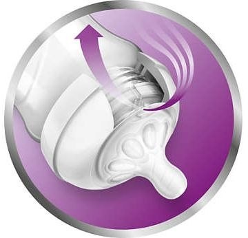 AVENT Philips Smoczek 2.0 Natural SCF045/27 - 2 sztuki, Regulowany wypływ, 3m+