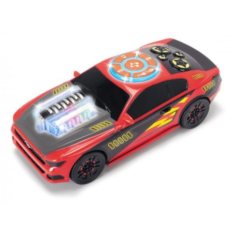 Dickie Racing Muzyczny samochód wyścigowy Ford Mustang ze światłem i dźwiękiem
