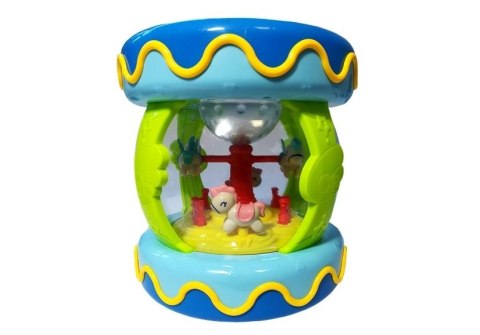 Kolorowy bębenek z Karuzelką Odgłosy Zwierząt
