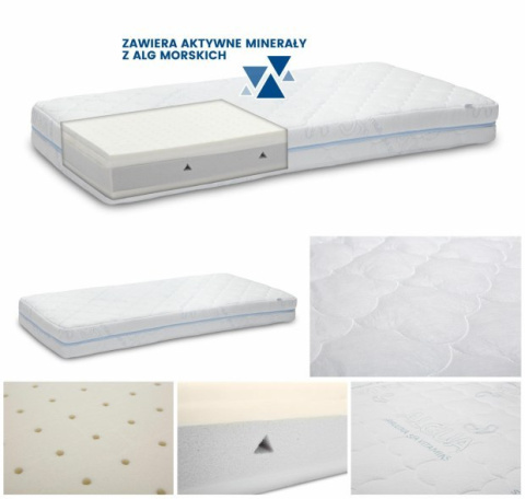 Materac Sensillo Supreme Genius Algua 120x60x14 cm Sensillo by Caretero