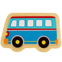 Układanka puzzle drewniane autobus ONSHINE