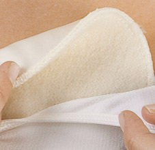 #140 Wielorazowe wkładki laktacyjne Carriwell Lano-Silk z bawełny organicznej