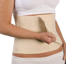 #180 Poporodowy pas wyszczuplający Carriwell z bawełny organicznej L/XL