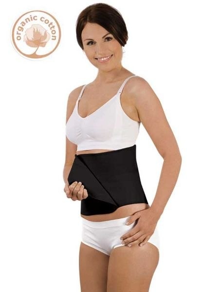 #180 Poporodowy pas wyszczuplający Carriwell z bawełny organicznej L/XL