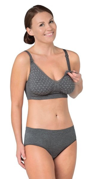 #3100 Bezszwowy biustonosz do karmienia Carriwell GelWire - Polka