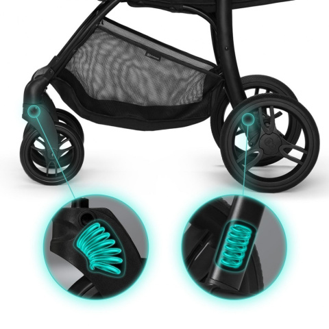 Kinderkraft Wózek Spacerowy CRUISER Black
