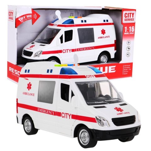 Karetka Ambulans 1:16 Światła Dźwięki