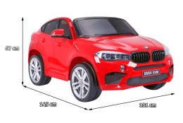 Pojazd BMW X6M 2 os. XXL Czerwony