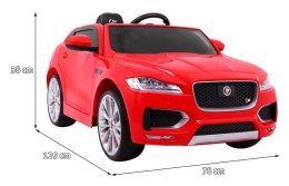 Pojazd Jaguar F-Pace Czerwony