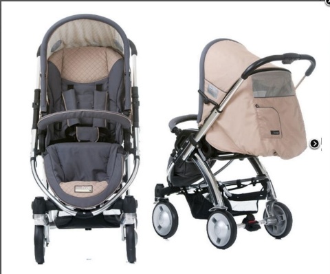 iCoo Pii wózek 2w1 głęboko-spacerowy NATURAL ROCK