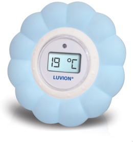 Elektroniczny termometr do kąpieli i pomiaru temperatury w pokoju LUVION 2w1-NIEBIESKI