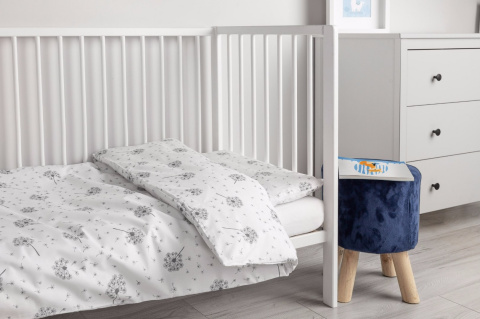 Sensillo 2 el. pościel dwulementowa kołderki 100x135cm i poduszki 40x60cm - DMUCHAWCE BIAŁE