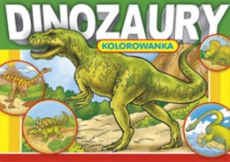 Książka do kolorowania Dinozaury 010 p20. KRZESIEK, cena za 1 sztukę