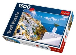 Puzzle 1500el Santorini Grecja 26119 Trefl p6