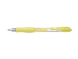 Długopis żelowy Pilot G2 pastel żółty, cena za 1szt.