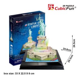 Puzzle 3D LED Statua Wolności 20505 DANTE p.12/ cena za 1szt.
