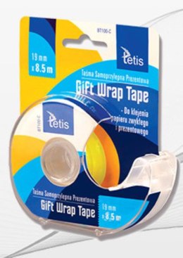 Taśma z podajnikiem 19mmx8,5m Gift Wrap Tape BT100-C p8