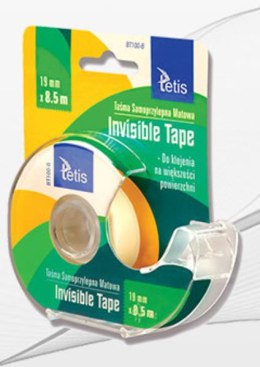 Taśma z podajnikiem 19mmx8,5m Invisible Tape BT100-B p8