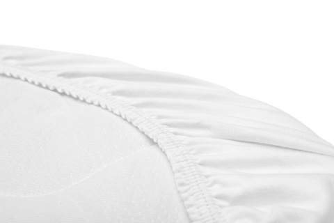 Sensillo prześcieradło na materacyk do wózka 35×75 cm - JERSEY BIAŁY