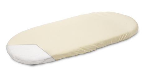 Sensillo prześcieradło na materacyk do wózka 35×75 cm - JERSEY KREMOWY