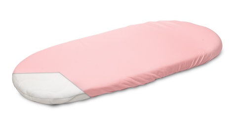 Sensillo prześcieradło na materacyk do wózka 35×75 cm - JERSEY RÓŻOWY