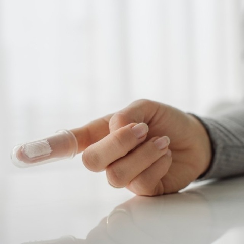 BICKIEPEGS Doidy szczoteczka silikonowa twin pack 6-18 m-cy