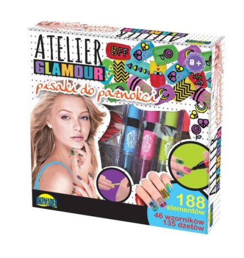 Atelier Glamour Pisaki do paznokci w pudełku 00862 DROMADER